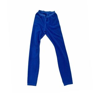 Patagonia Capilene Blue Fleece Base Layer Leggings
